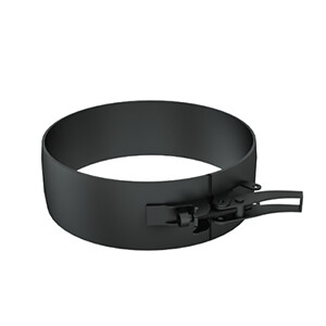 Klemband DS INOX DW zwart Ø 80 mm