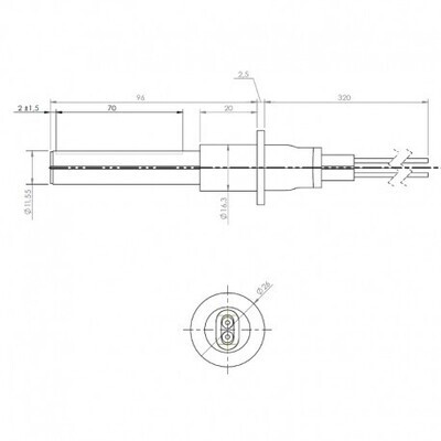 Keramische gloeispiraal PSx-1