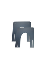 DW 80/130 brandseparatieplaat hellend ZWART