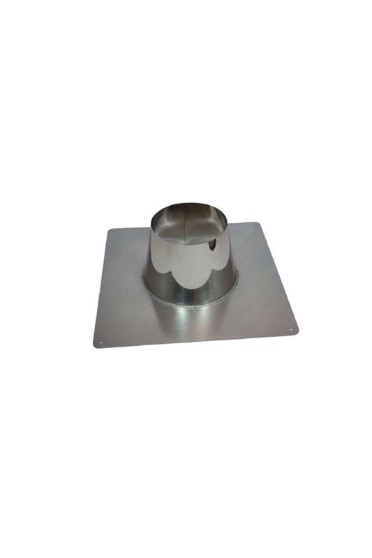DW 80 / 130 dakplaat RVS 00-10 graden