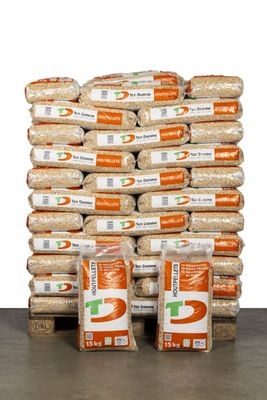 Ten Damme pellets 990KG geleverd naaldhout Ten Damme pellets 990KG geleverd naaldhout