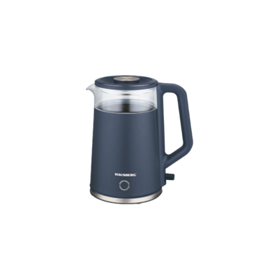 Hausberg Elektrische Glazen Waterkoker Gecoat Grijs HB-3619BL