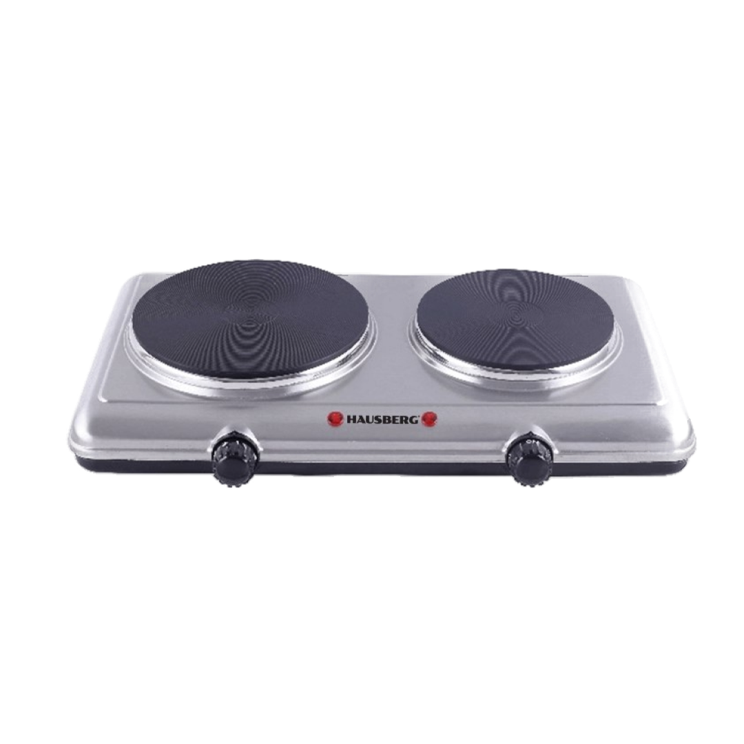 Hausberg Stalen Kookplaat Met Dubbele Brander HB-545