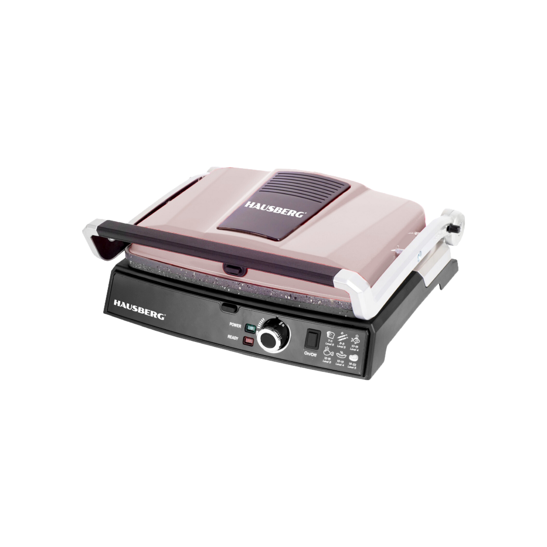 Hausberg Elektrische Sandwichmaker en Grill  HB-633ROSEGOLD