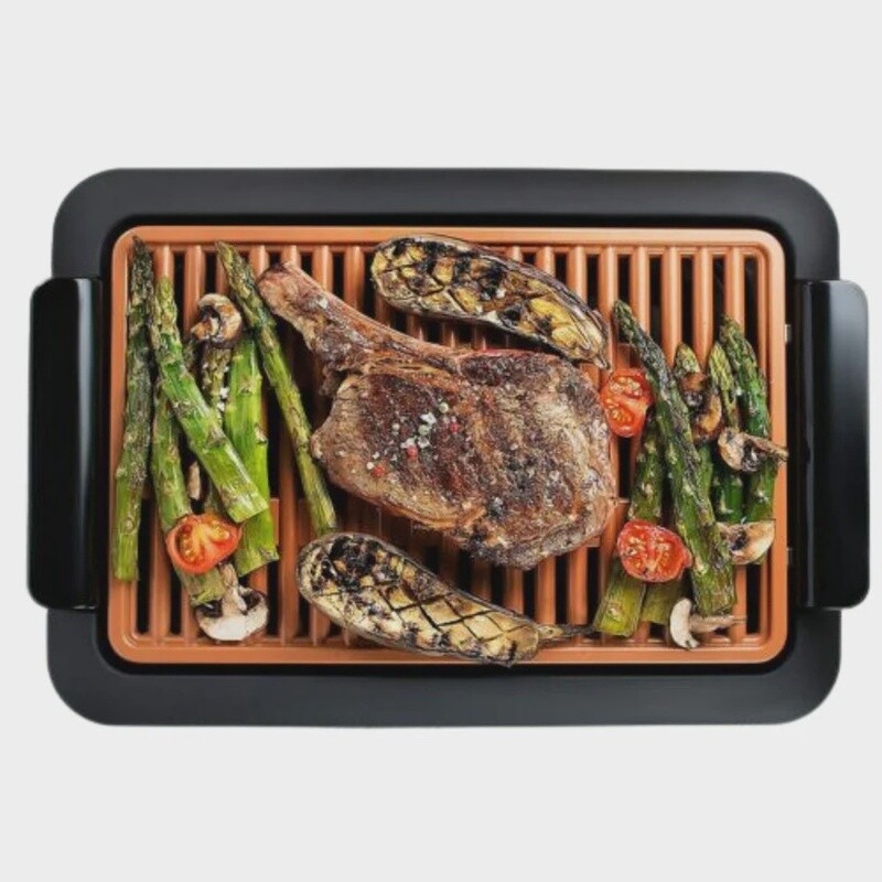 Royal Swiss Elektrische Barbecue Met Keramische Oppervlak