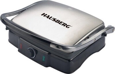 Hausberg Elektrische Roestvrije Staal Sandwichmaker En Grill HB-533