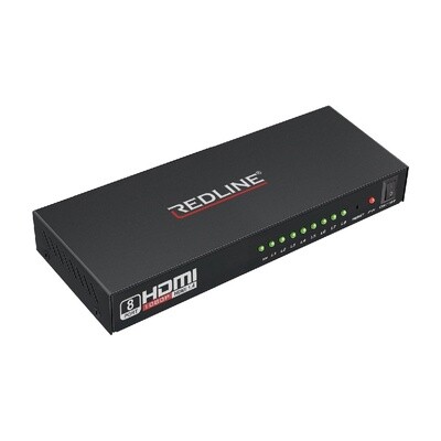REDLINE HS-8000 HDMI Splitter (8 Port)