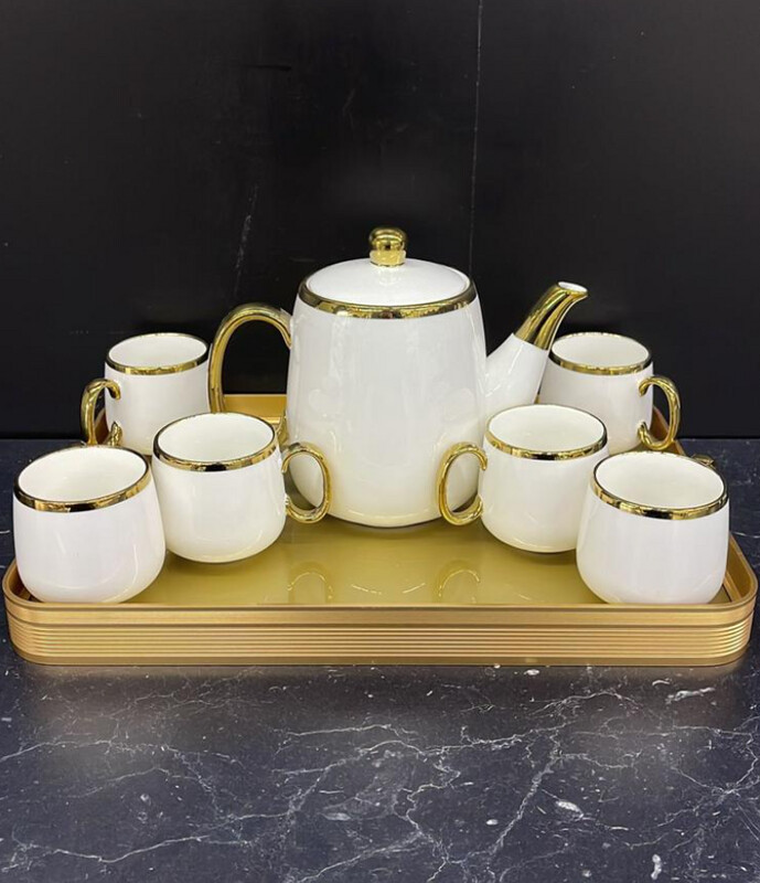 Thee set met theepot set van 7  ALZ-P181797