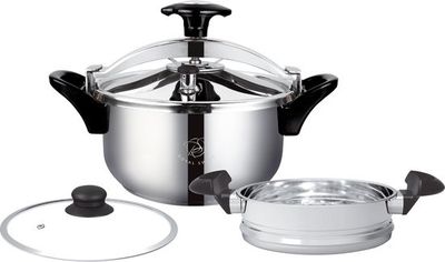 Royal Swiss Clip Snelkookpan 2in1 8L