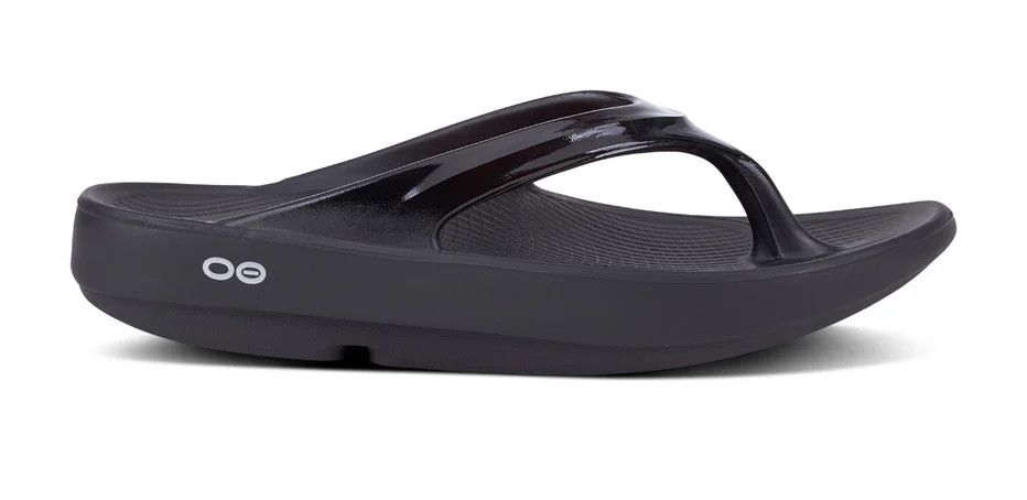 OOFOS OOlala Sandal, Color: Black, Size: M3-W5