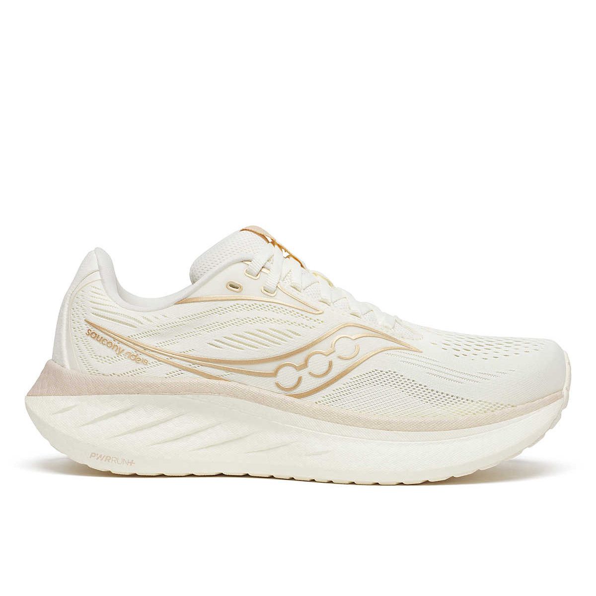 Saucony Women's Ride 18, Color: Vanilla, Size: 8.0
