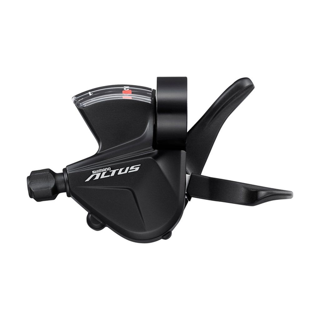 Shimano Altus SL-M2010-L - 3sp Band Type 34.9mm w/Adapter Rapidfire Plus, w/Optical Gear Display Left Shifter