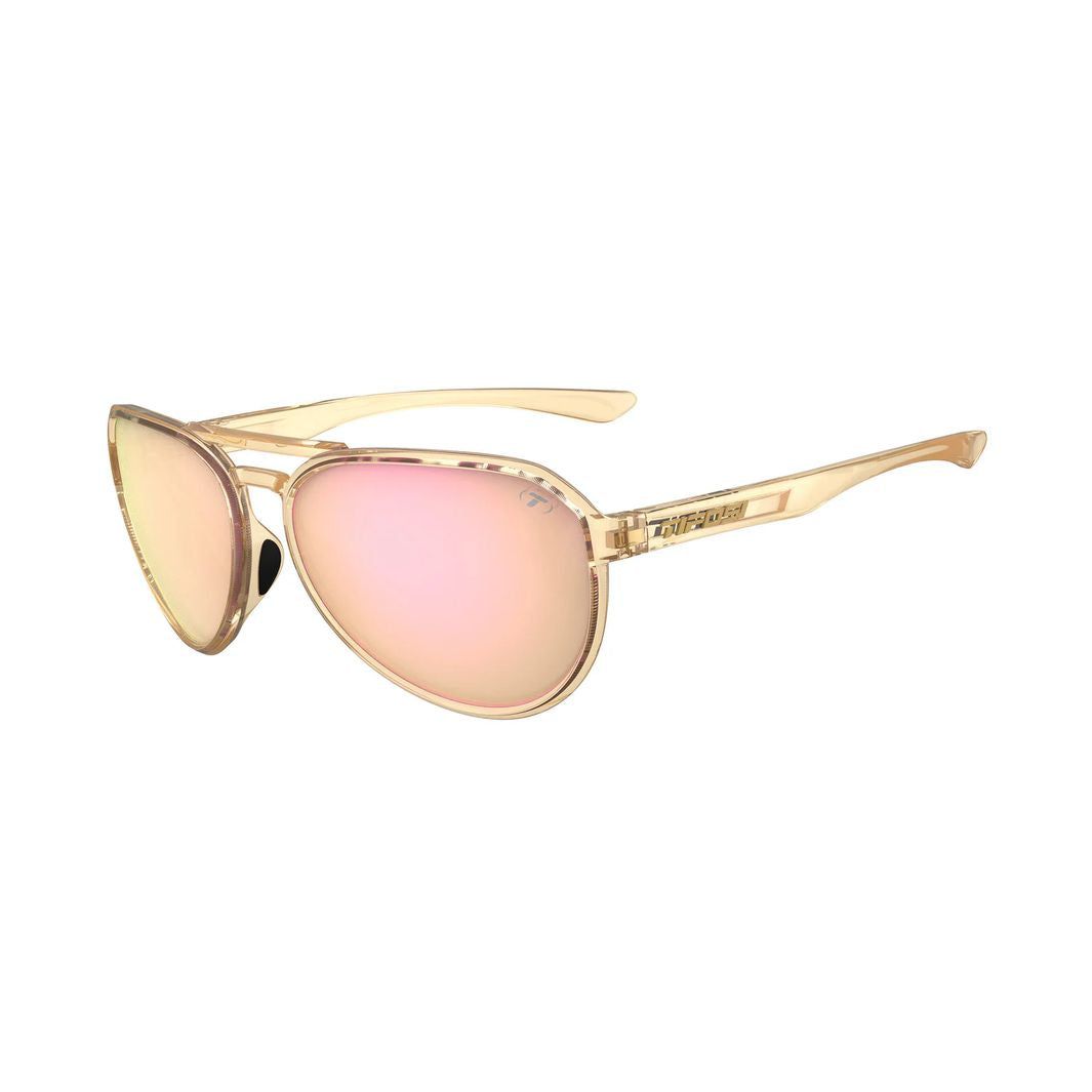 Tifosi Selca Crystal Brown - Pink Mirror
