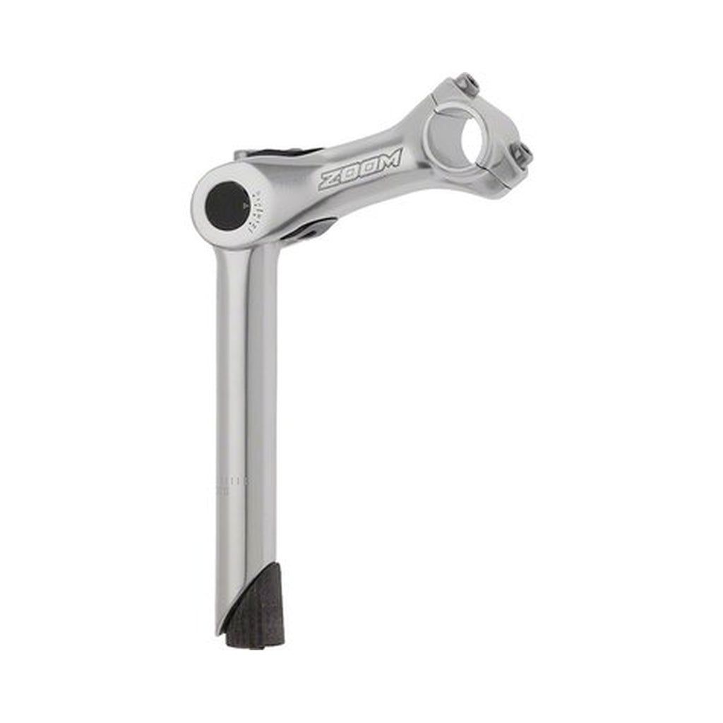 Zoom Quick Comfort Adjustable Stem - 25.4x25.4x120mm - Silver Adjustable