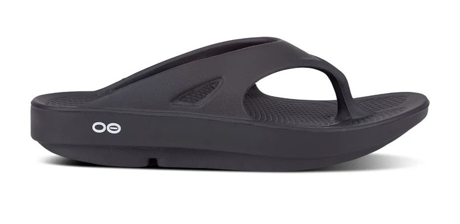 OOFOS OOriginal Sandal , Color: Black, Size: M3/W5