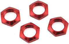 AR310906 Aluminum Wheel Nut 17mm Red (4)