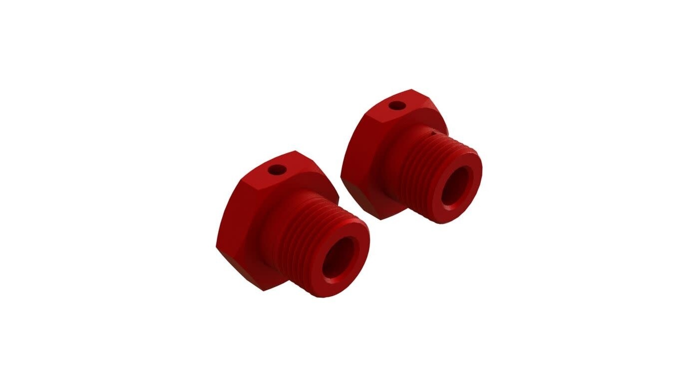 AR310904 Aluminum Wheel Hex 17mm Red (2)