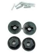 LOSB3508 Wheel Hex &amp; Drive Pins (4): LST, AFT, MGB