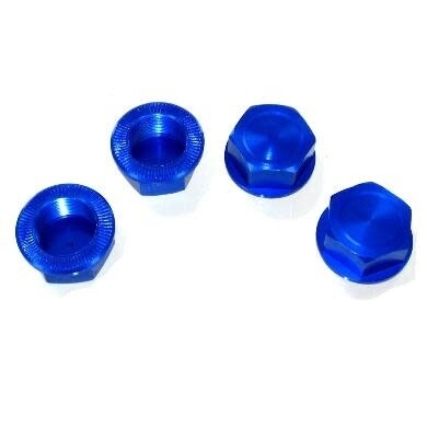 50031 Capped Wheel Nuts, Aluminum (4pcs)