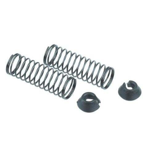 BS213-037 Shock Spring and Cup, Blackout (2pcs of each item)(For Small Bore BS213-001 Shocks ONLY)