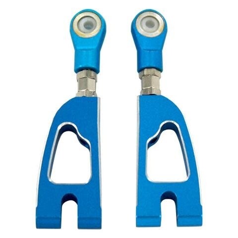 08070B Aluminum rear upper arm (2pcs)(blue)