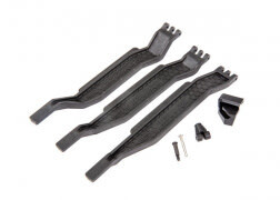 6727x Battery hold-down (3)/ battery clip/ hold-down post/ screw pin/ pivot post screw