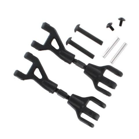 BS213-002 Plastic Front/Rear Upper Suspension Arm, Inner Hinge Pin, Outer Pivot Screw, Pin Screw (2pcs ea.)