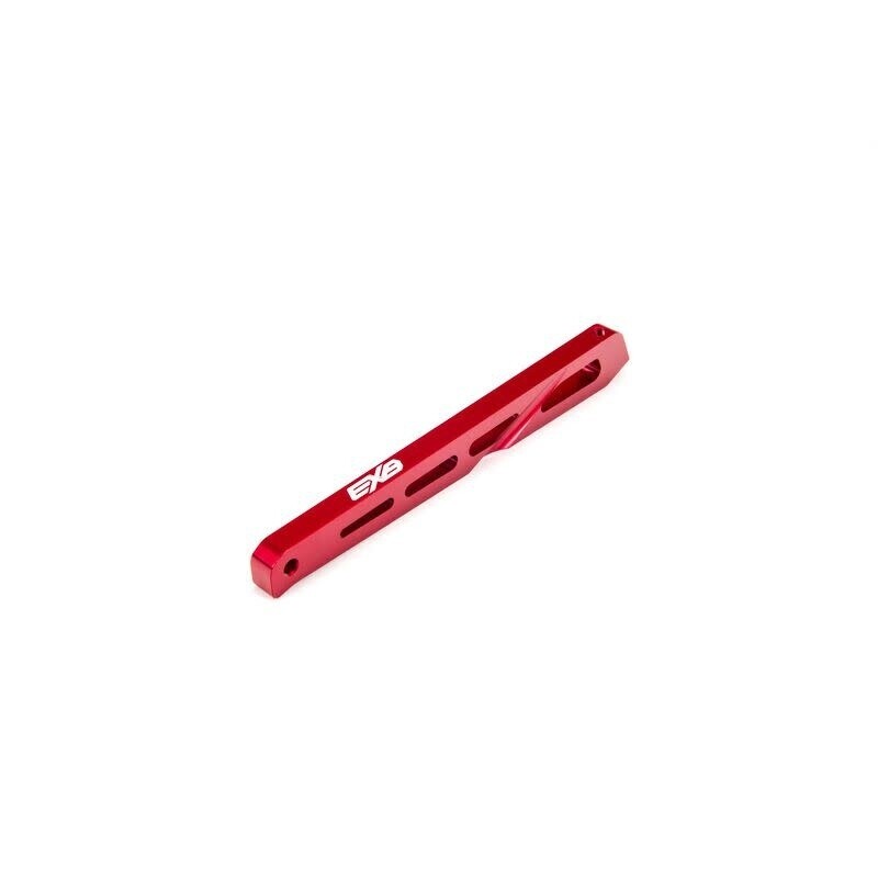 ARA320568 Rear Center Aluminum Chassis Brace, 120mm Red: EXB