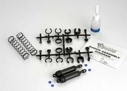 3762 XX-Long Black Front Ultra Shocks with Springs (2)