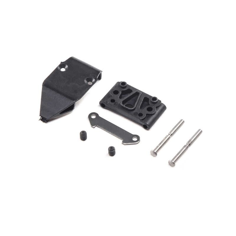 LOS214010 Front Pivot &amp; Bumper: Mini-T 2.0
