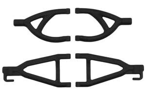 80602 Rear Up/Low A-arms, Black:1/16 ERV