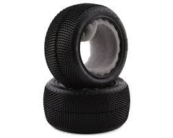 JConcepts Fuzz Bite LP 2.2&quot; Rear Buggy Carpet Tires (2) (Pink)