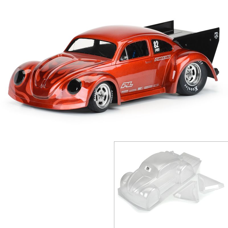 1/10 Volkswagen Bug Clear Body Short Course Drag