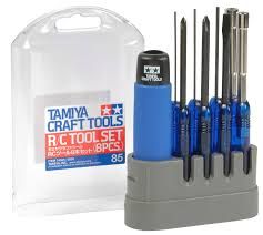 Tamiya 8-Piece Metric RC Tool Set w/Carrying Case