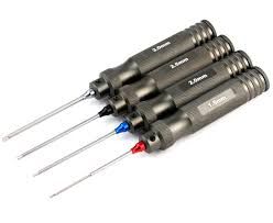 Powerhobby Pro Series Magnetized Hex Tool Set Metric 1.5, 2.0, 2.5, 3.0mm