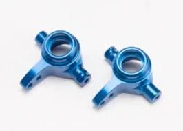 6837X Blue Aluminum Steering Blocks (L&amp;R)