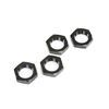 LOS252098 Wheel Nuts, Black (4): 5ive-T 2.0