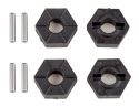 25820 Team Associated Rival MT10 12mm Wheel Hexes (4)