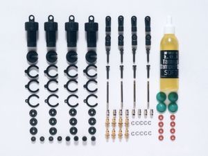53619 Tamiya CVA Mini Shock Unit (4) (TT01)/(M0-5)