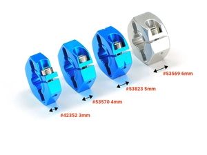 53569 Tamiya Aluminum 6mm Clamp Type Wheel Hub Set