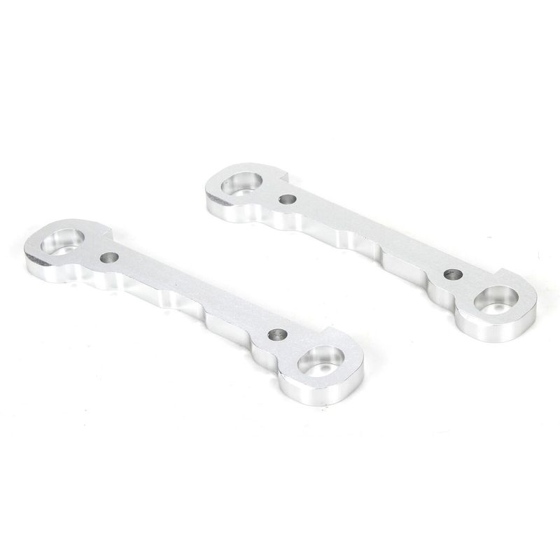 LOS254030 Hinge Pin Braces, Front, Alum, Silver, MTXL (2)