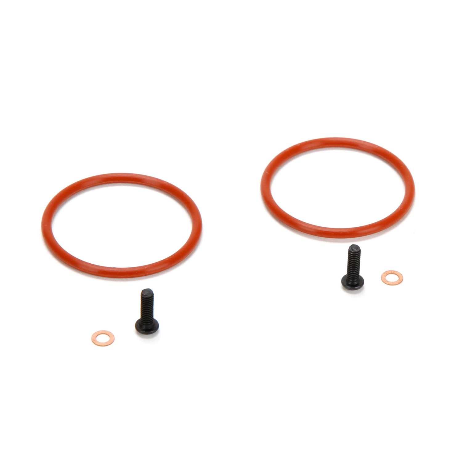 TLR353004 Bleeder Shock Cap Screws &amp; Washers: 5T, MINI WRC