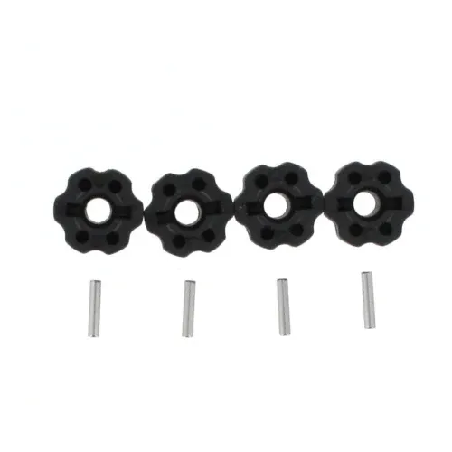 BS213-006 Plastic Wheel Hex w/ Pin (4pcs ea)