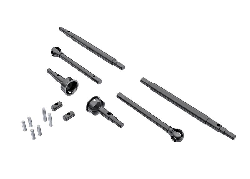 9756 Hardened Steel Axle Set