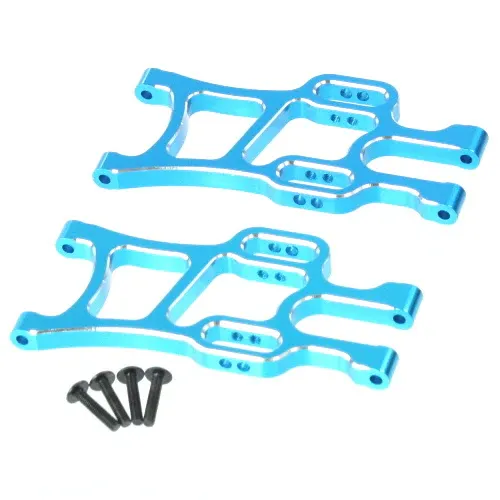 08056B Aluminum Front Lower Suspension Arms L/R (Blue)(1pr)