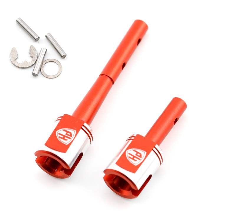 PHB7058RED Powerhobby Aluminum Main Drive Shaft Joint Red Kyosho 1/10 Fazer Mk2