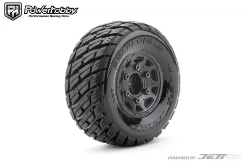 Rockform 1/10 SC Belted Tires (2) with Removable Hex Wheels
