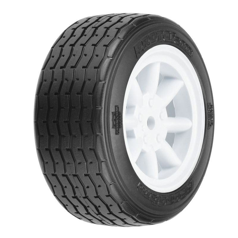 VTA Front Tire, 26mm, Mounted White Wheel