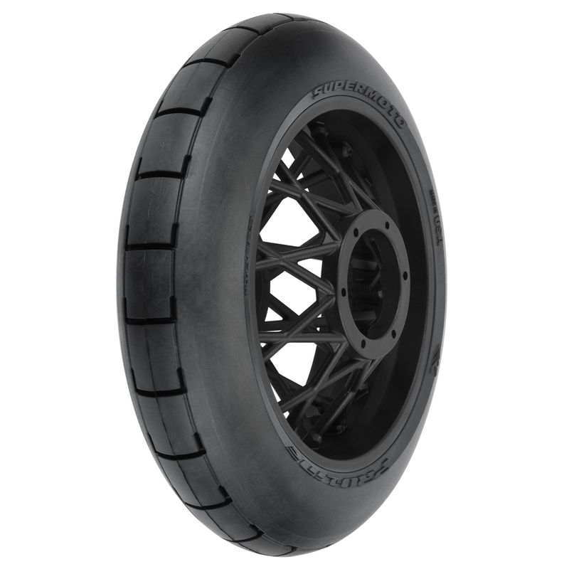 PRO1022310 1/4 Supermoto Tire Rear MTD Black Wheel: PM-MX