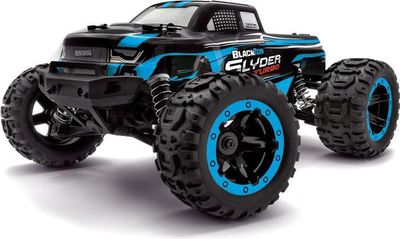 BlackZon Slyder MT Turbo 1/16 4WD 2S Brushless Monster Truck - Blue